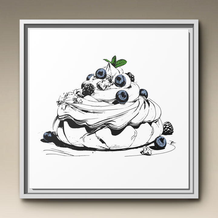 Pavlova Framed Canvas
