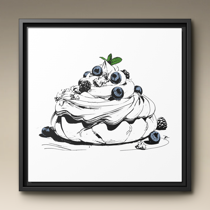 Pavlova Framed Canvas