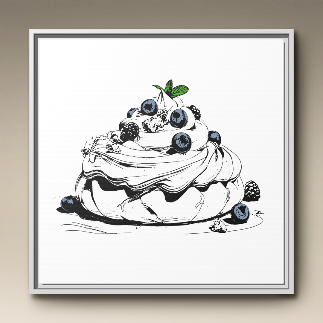 Pavlova Framed Canvas