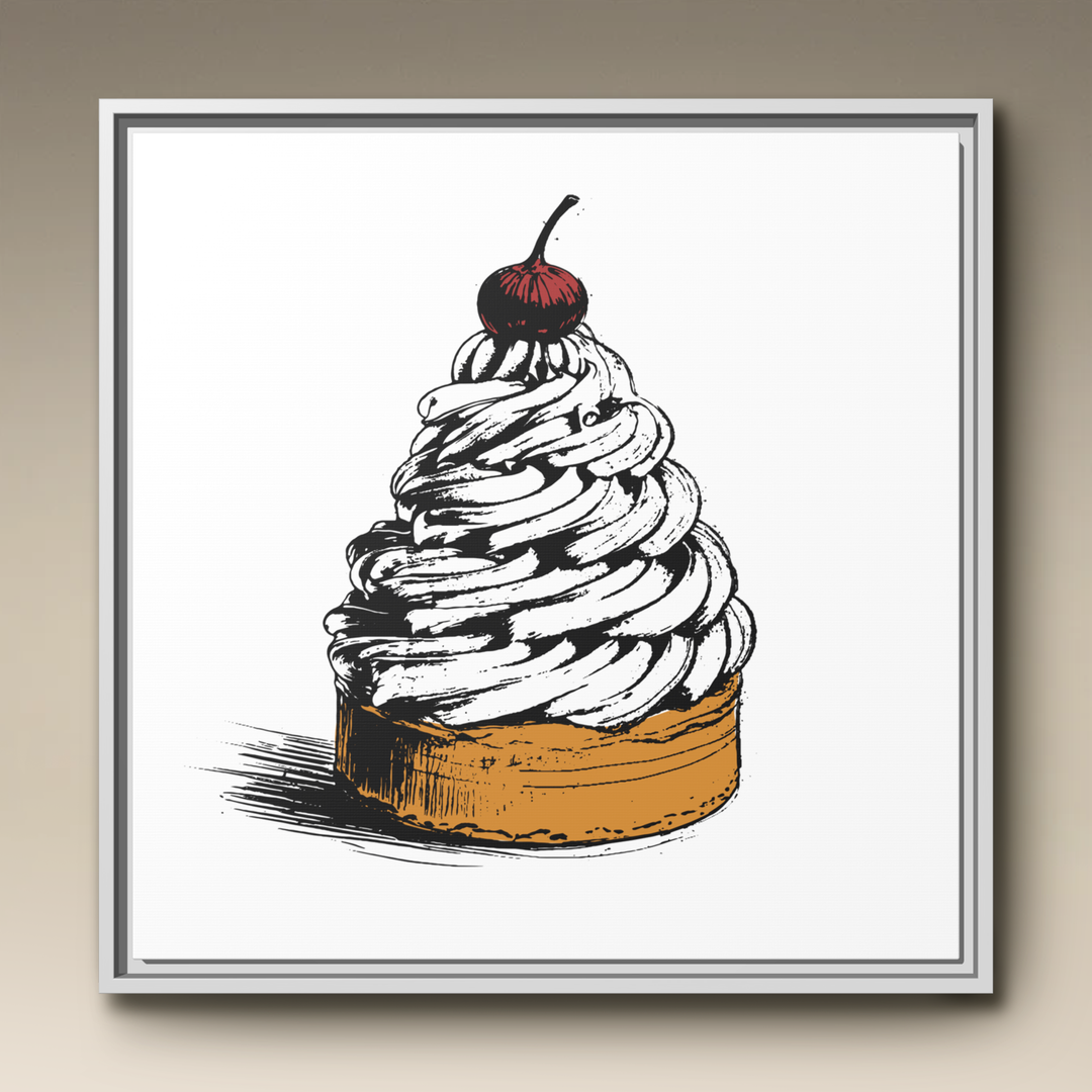 Mont Blanc Framed Canvas