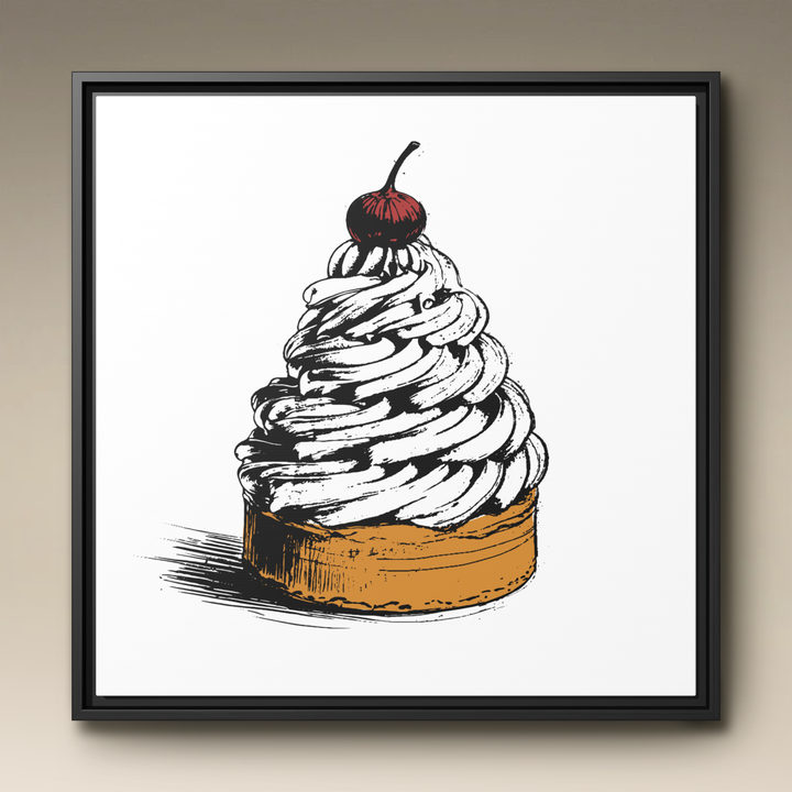Mont Blanc Framed Canvas