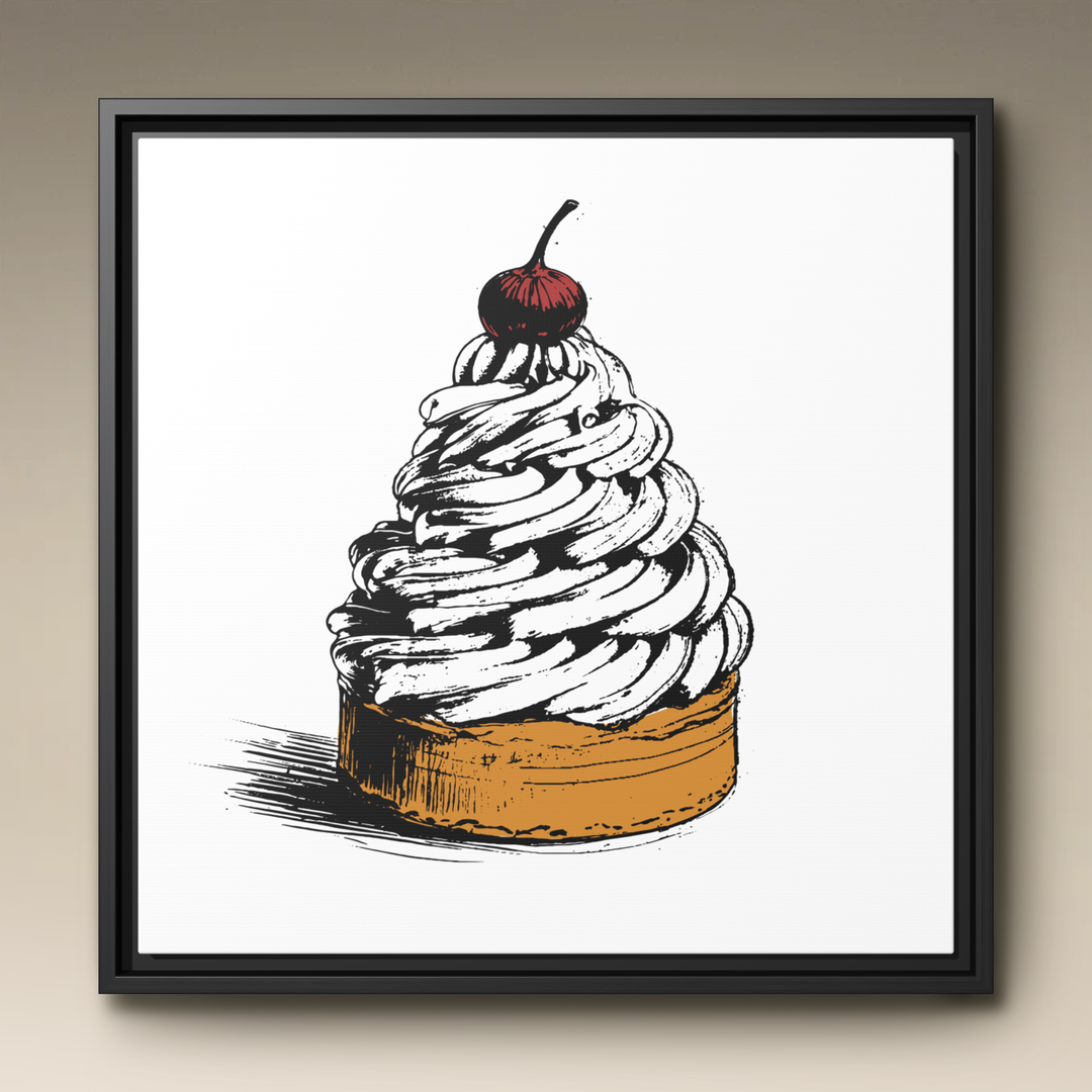 Mont Blanc Framed Canvas
