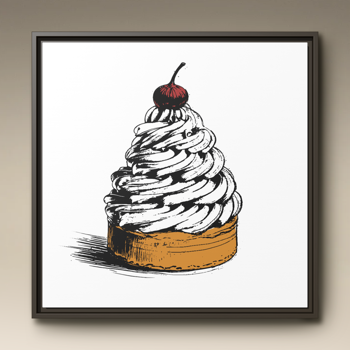 Mont Blanc Framed Canvas
