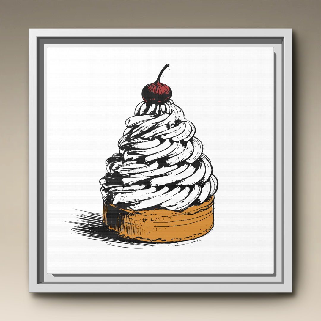 Mont Blanc Framed Canvas