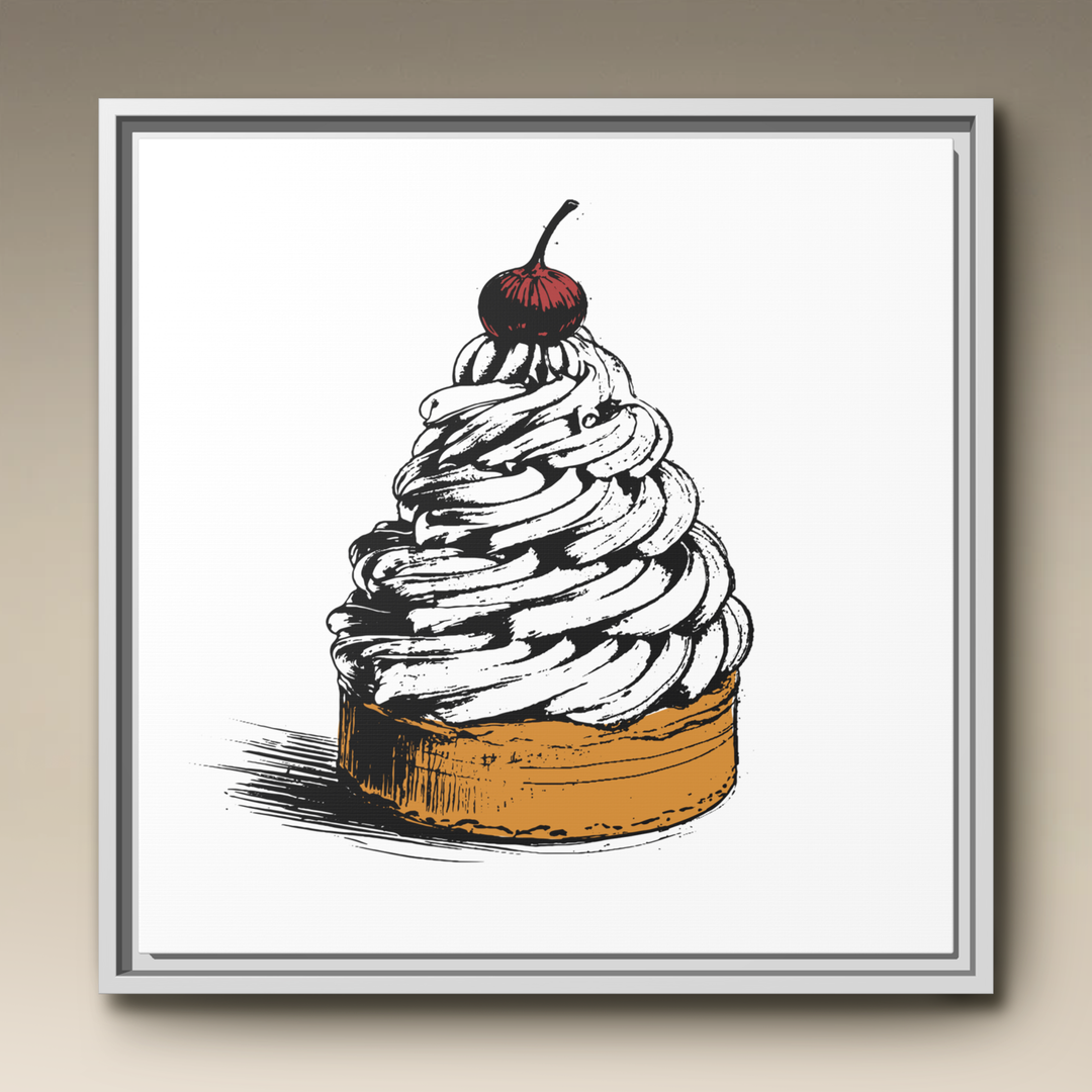 Mont Blanc Framed Canvas