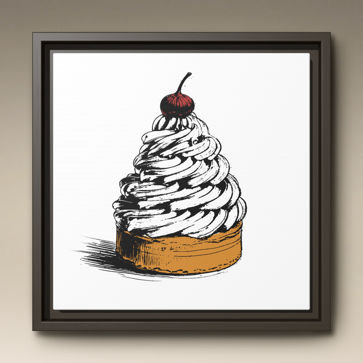 Mont Blanc Framed Canvas
