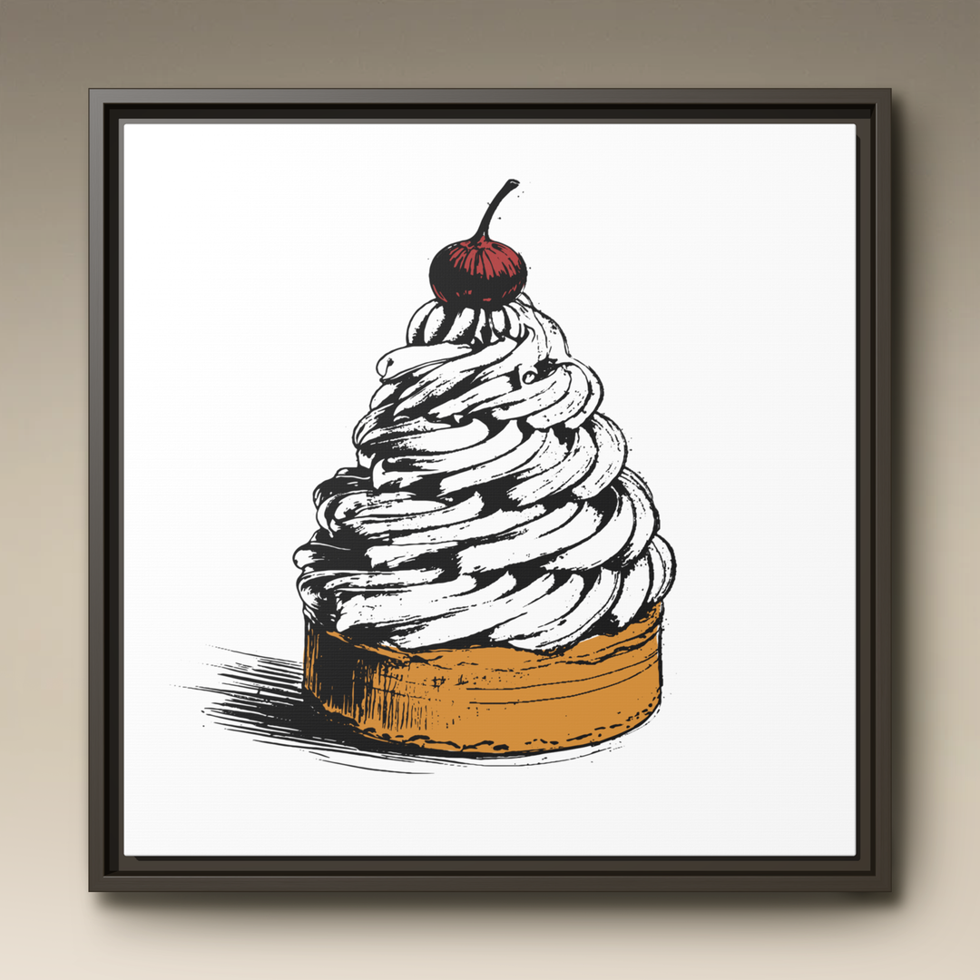 Mont Blanc Framed Canvas