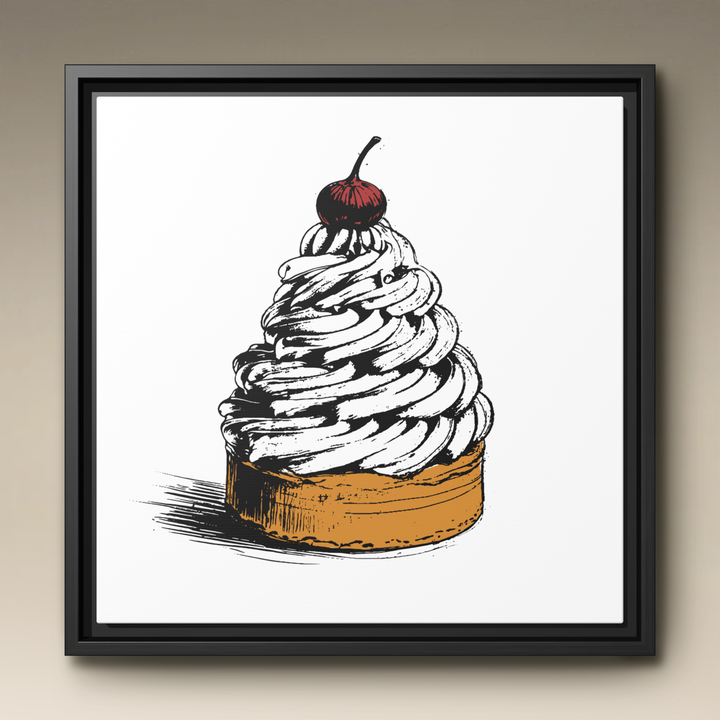 Mont Blanc Framed Canvas