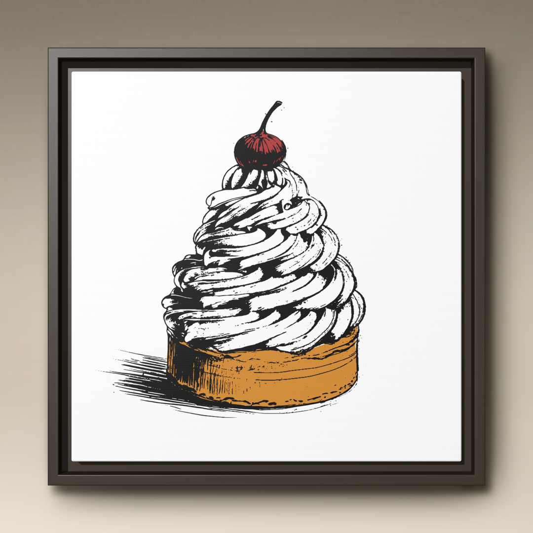 Mont Blanc Framed Canvas