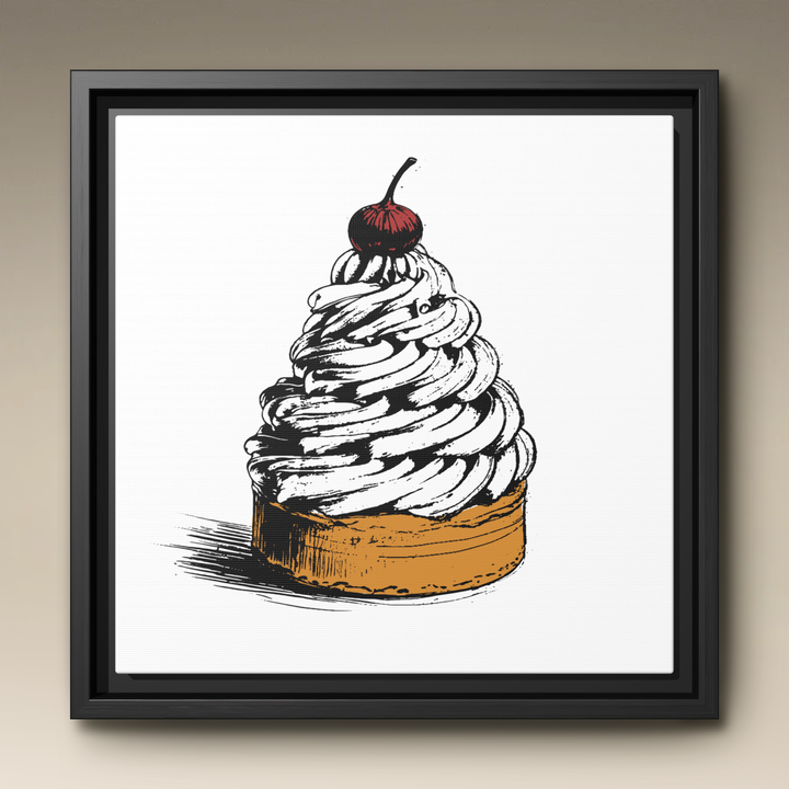 Mont Blanc Framed Canvas