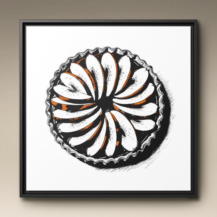 Tarte Tatin Framed Canvas