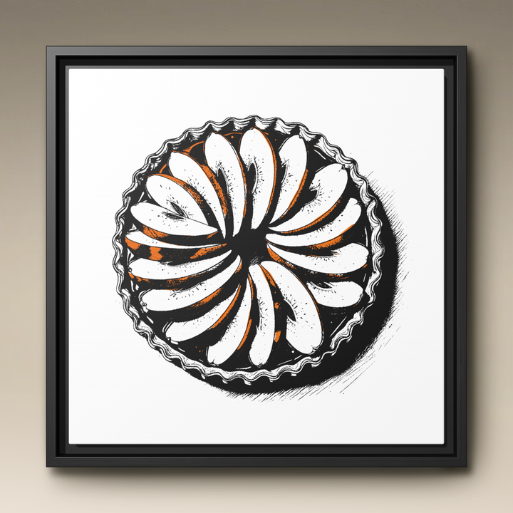 Tarte Tatin Framed Canvas