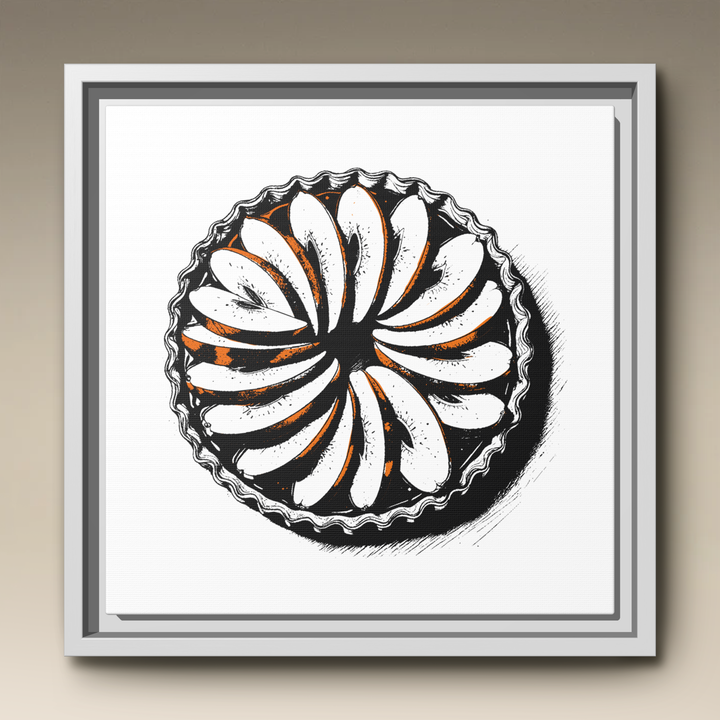 Tarte Tatin Framed Canvas