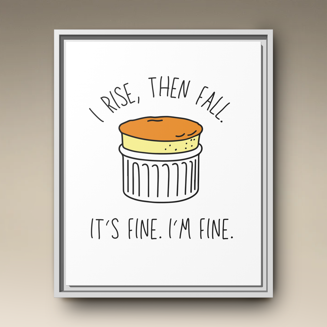 Souffle State of Mind Framed Canvas
