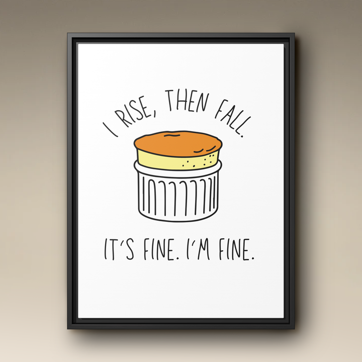 Souffle State of Mind Framed Canvas