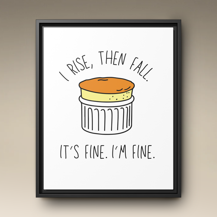 Souffle State of Mind Framed Canvas