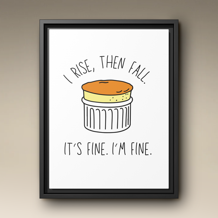 Souffle State of Mind Framed Canvas