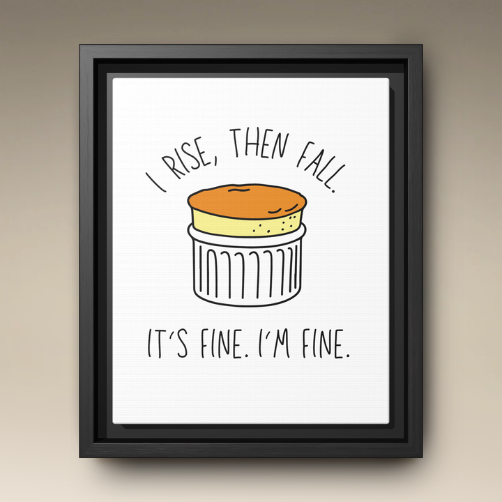 Souffle State of Mind Framed Canvas