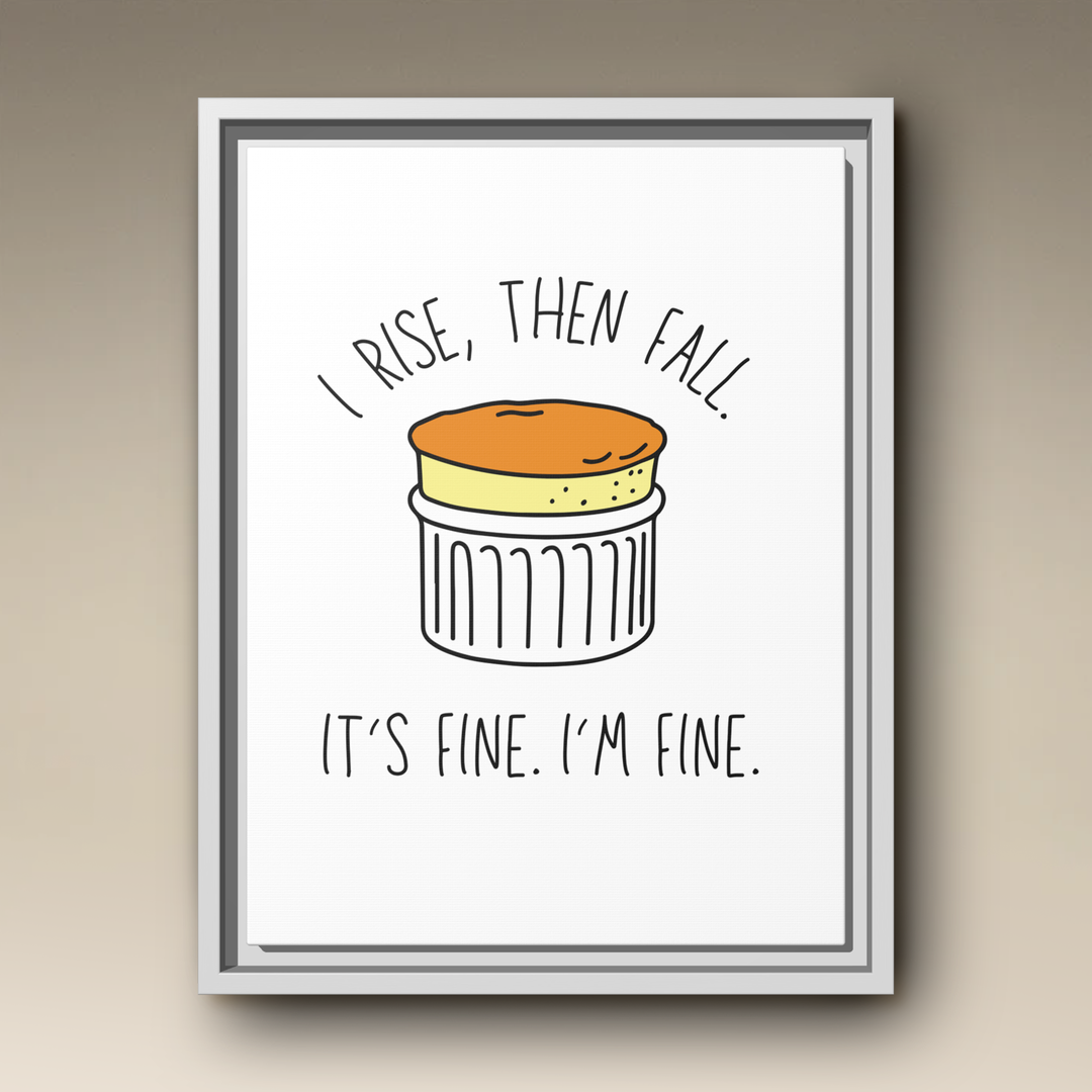 Souffle State of Mind Framed Canvas