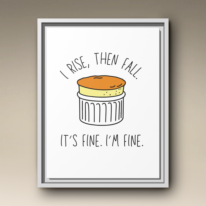 Souffle State of Mind Framed Canvas