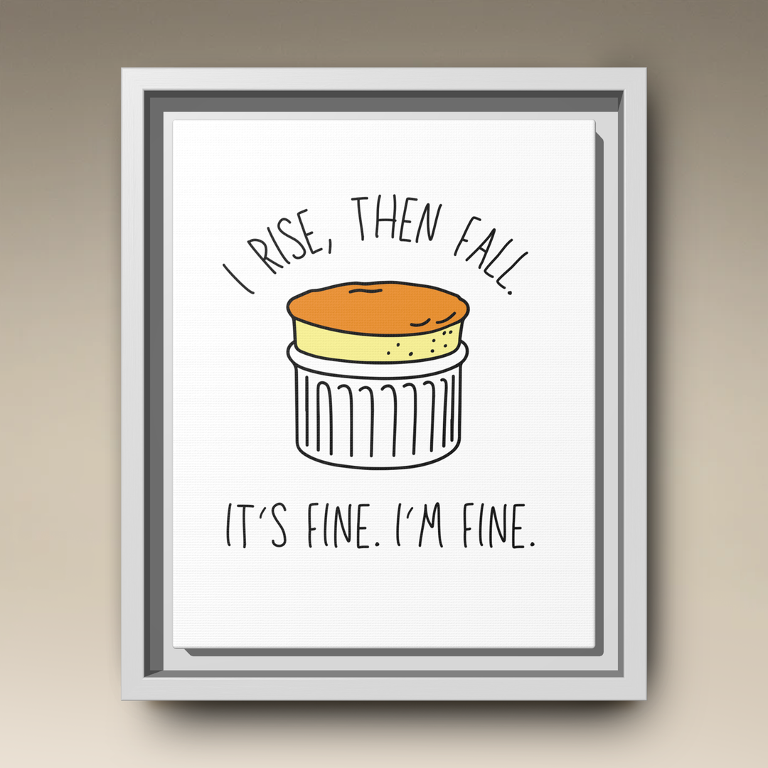 Souffle State of Mind Framed Canvas