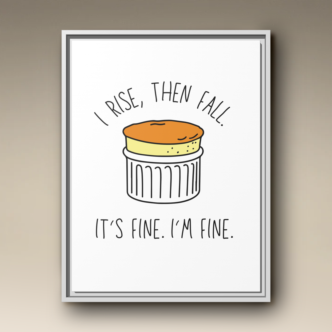 Souffle State of Mind Framed Canvas