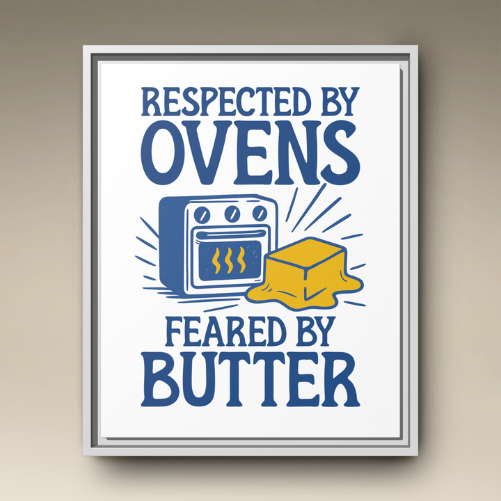 Feared by Butter Framed Canvas