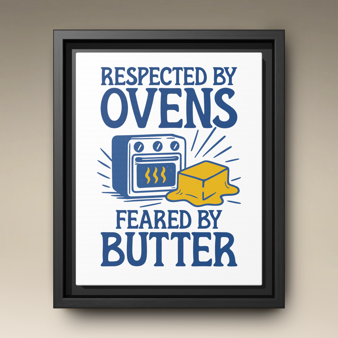 Feared by Butter Framed Canvas