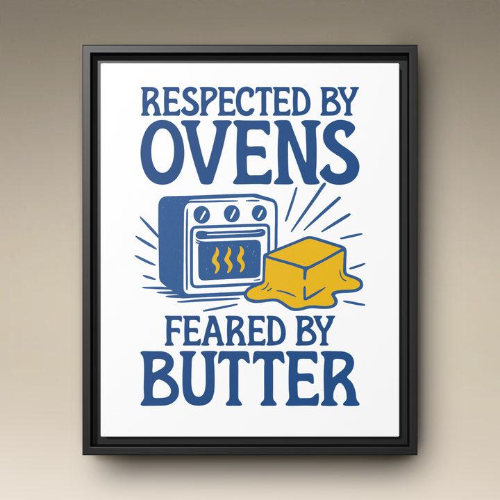 Feared by Butter Framed Canvas