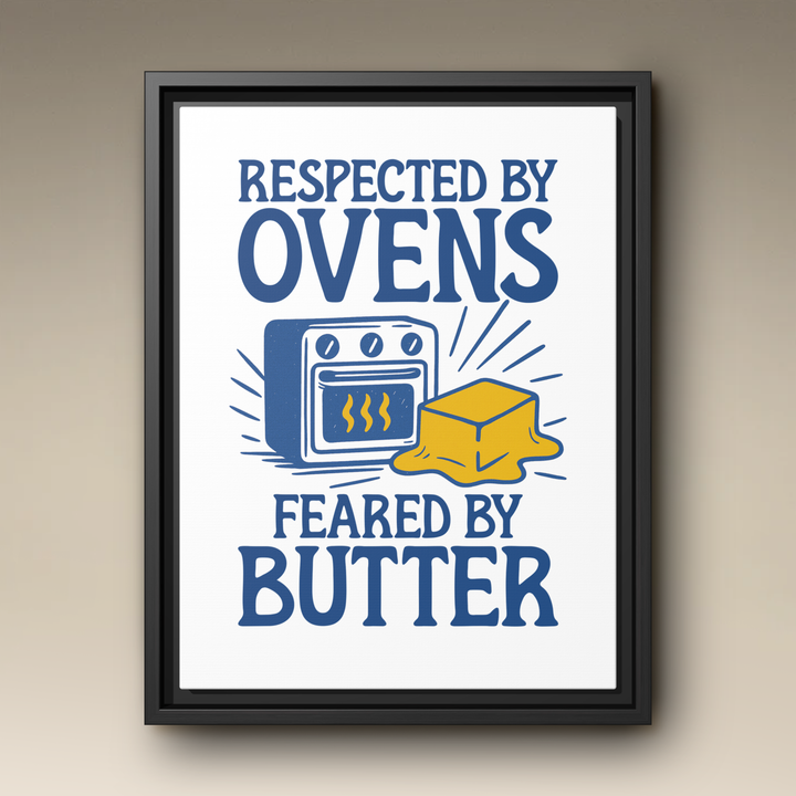 Feared by Butter Framed Canvas