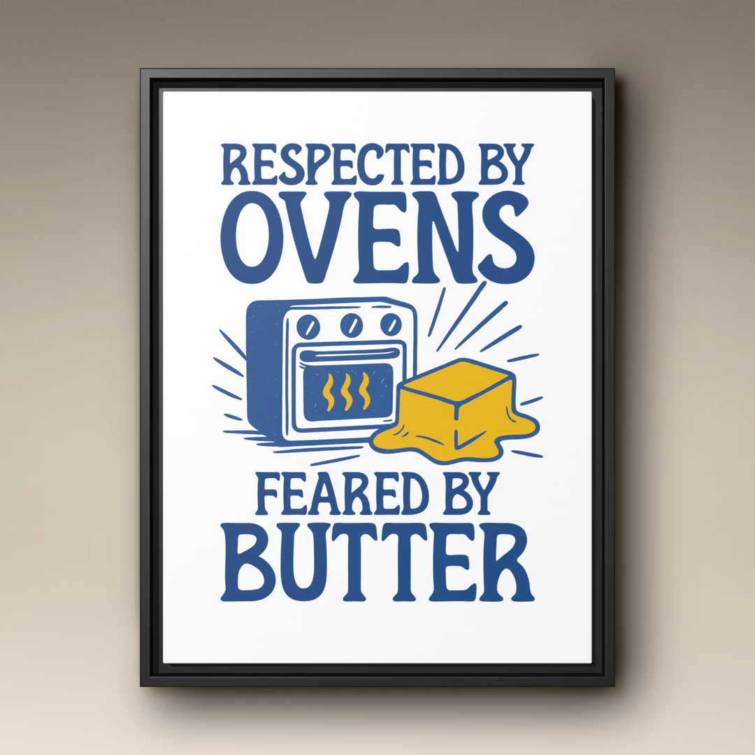 Feared by Butter Framed Canvas