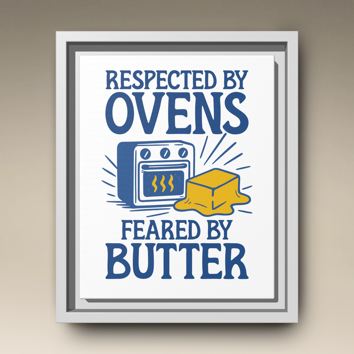 Feared by Butter Framed Canvas