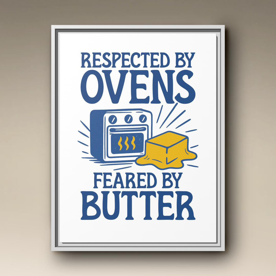 Feared by Butter Framed Canvas