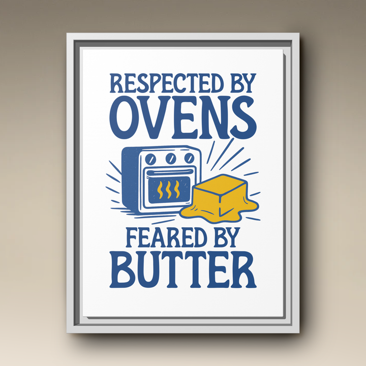 Feared by Butter Framed Canvas