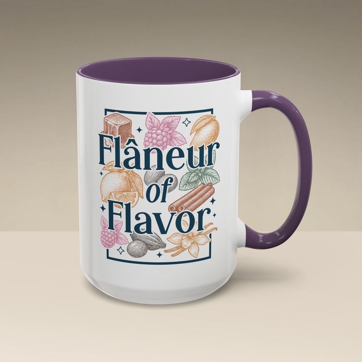Flâneur of Flavor Color Accent Mug