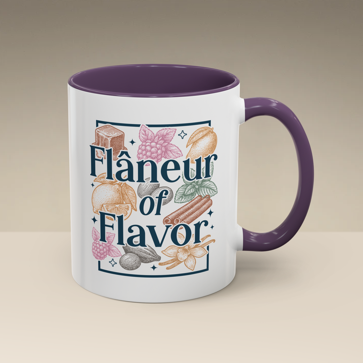 Flâneur of Flavor Color Accent Mug