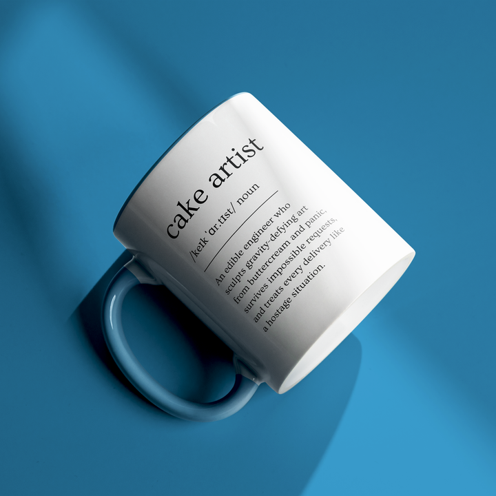 Cake Artist Definition Color Accent Mug