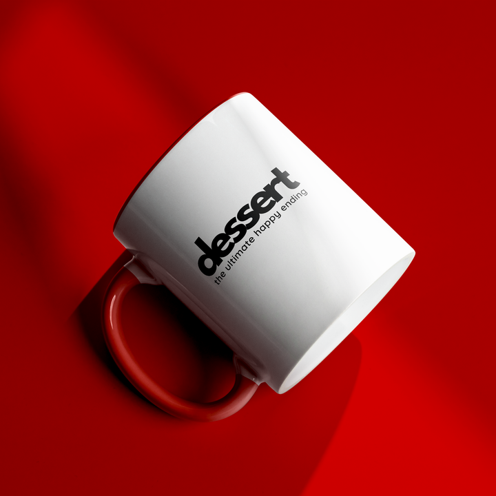 Dessert: The Ultimate Happy Ending Color Accent Mug