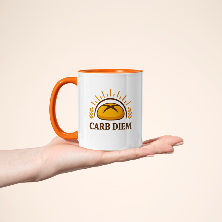 Carb Diem Color Accent Mug