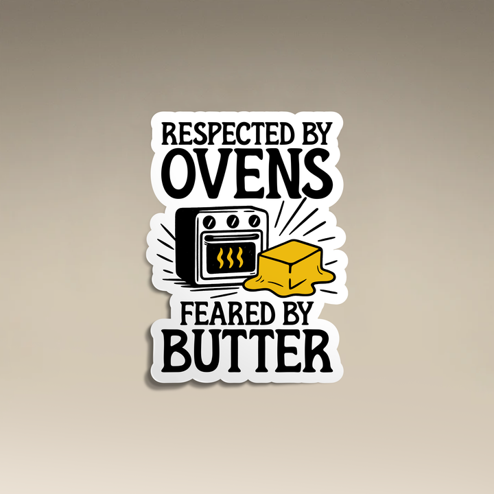 Feared by Butter Vinyl Sticker