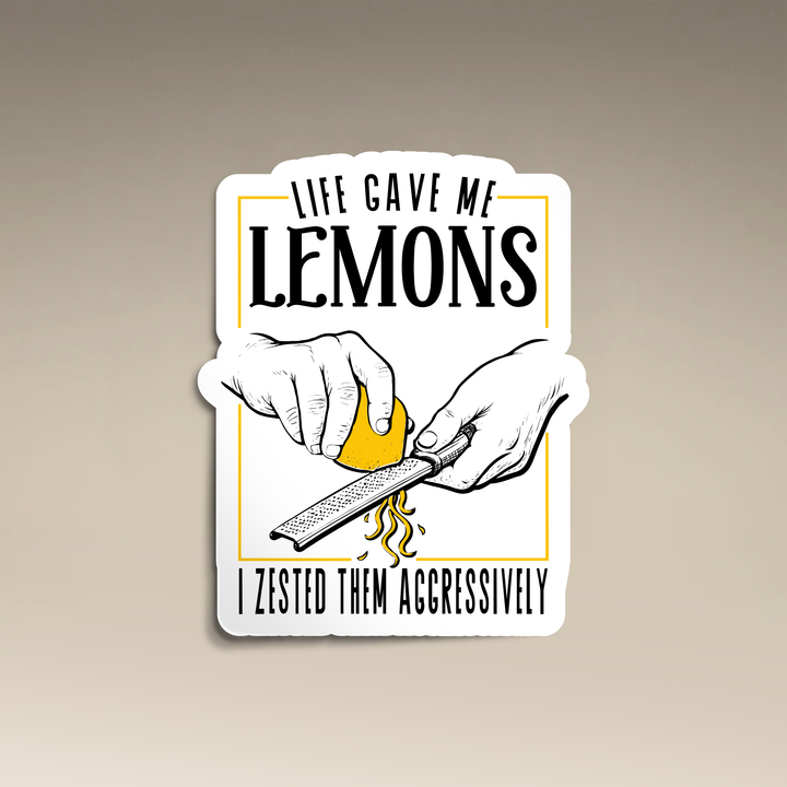 Life Gave Me Lemons Vinyl Sticker