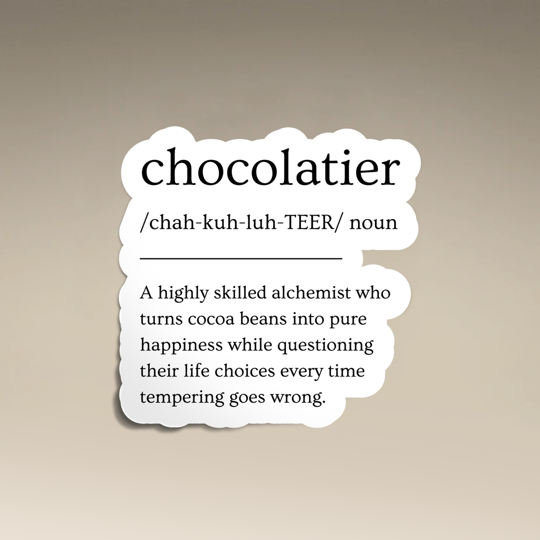 Chocolatier Definition Vinyl Sticker