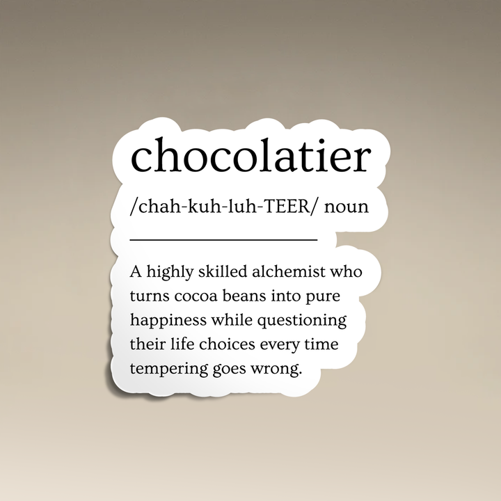Chocolatier Definition Vinyl Sticker