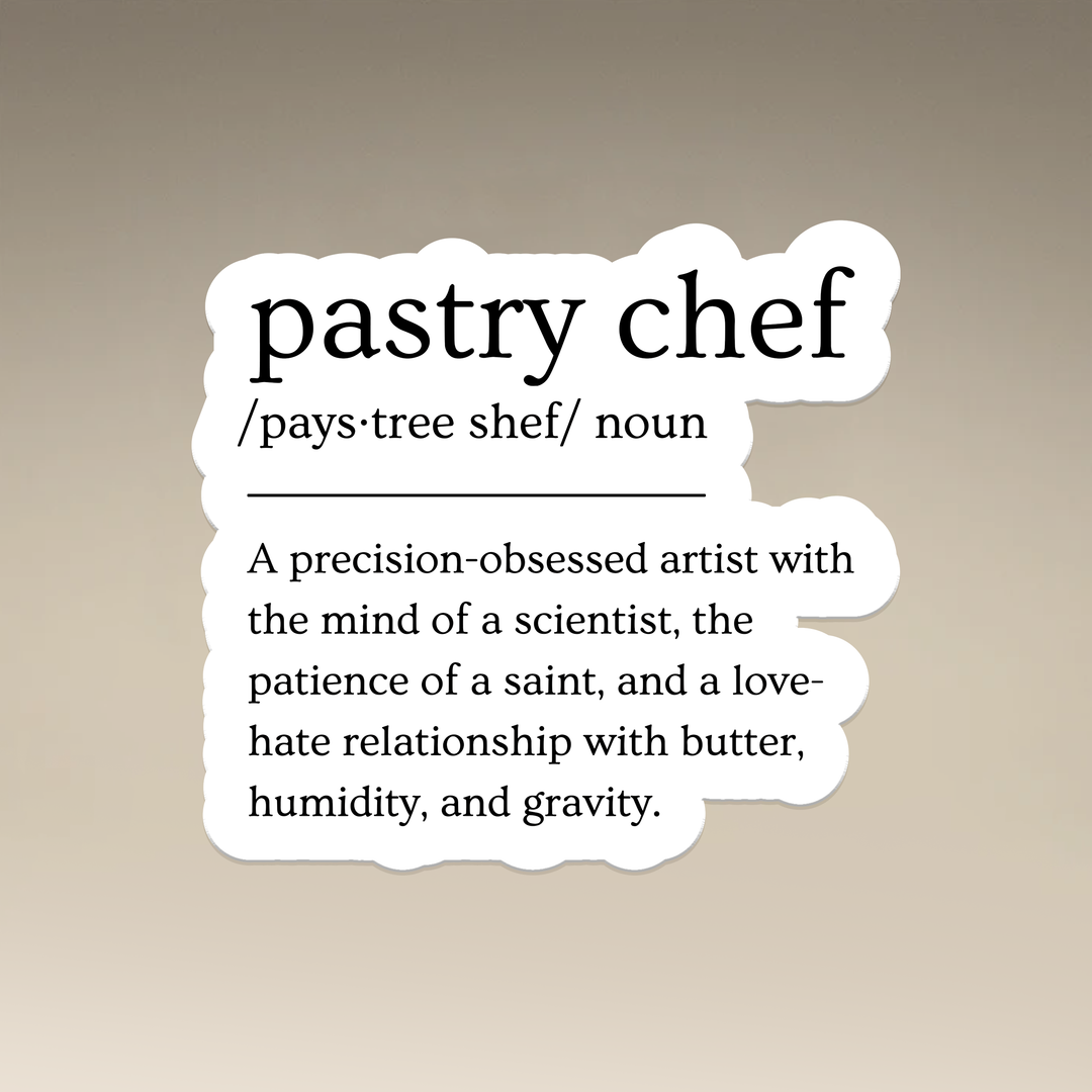 Pastry Chef Definition Vinyl Magnets