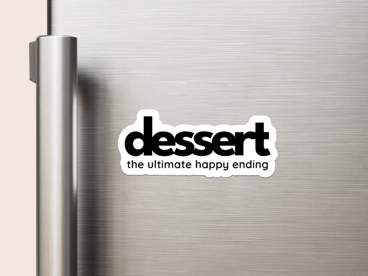 Dessert Ultimate Ending - Lower Case Vinyl Magnets