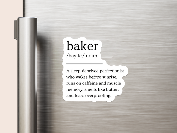 Baker Definition Vinyl Magnets