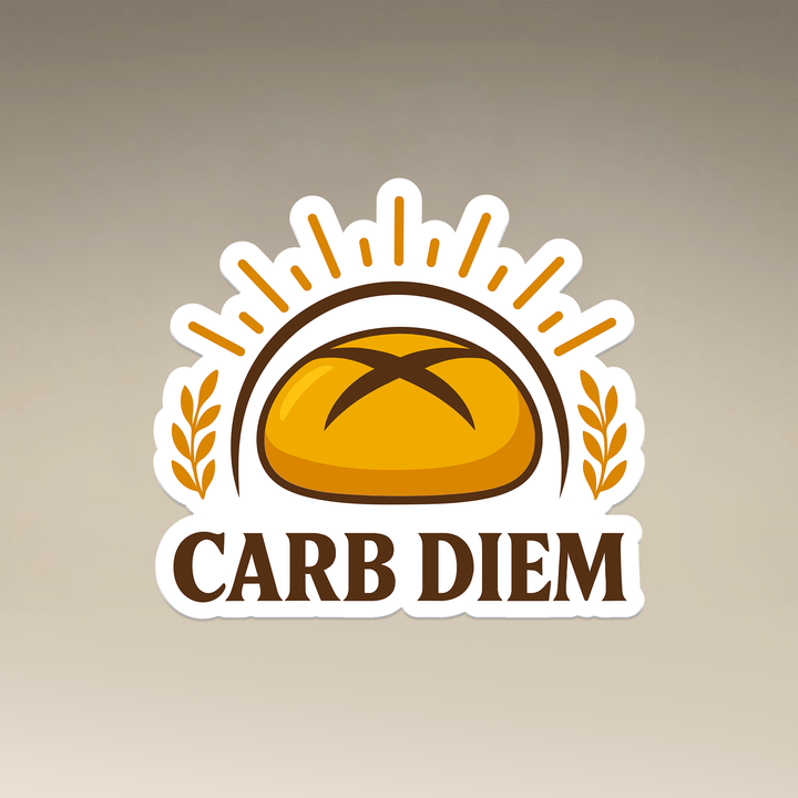 Carb Diem Vinyl Magnet