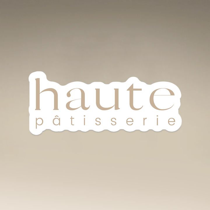 Haute Pâtisserie Words Vinyl Magnet