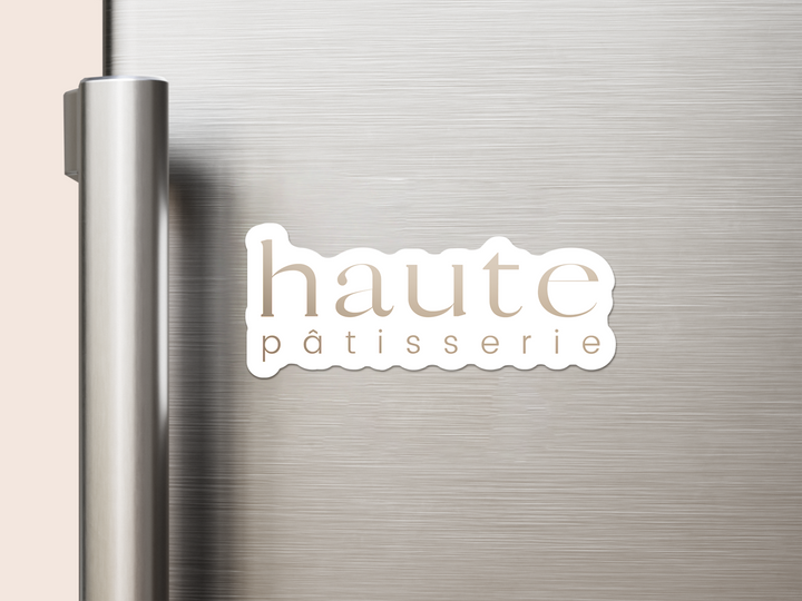 Haute Pâtisserie Words Vinyl Magnet