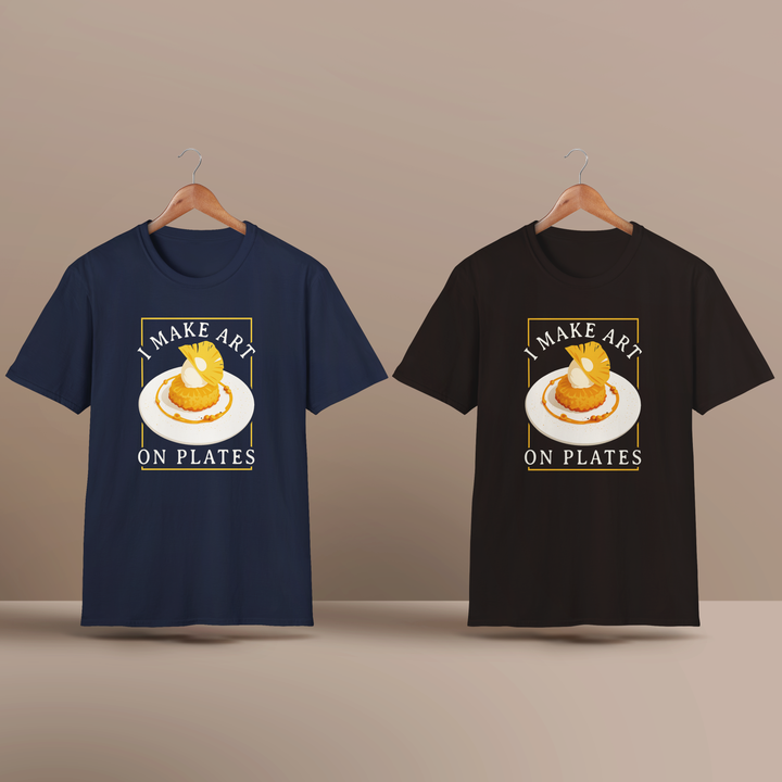 I Make Art On Plates Softstyle T-Shirt